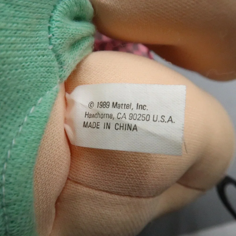 Vintage 1989 Mattel Magic‎ Nursery Blonde Hair Baby Doll Potty Training
